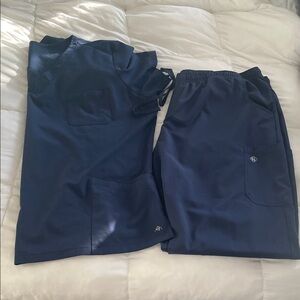 Easy Stretch by Butter-Soft Women's Navy Blue Scrub Set